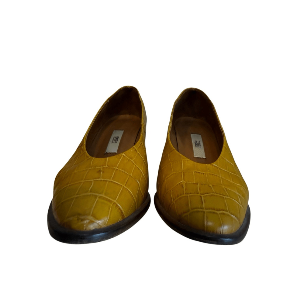 Miista Bernadette Croc Leather Heels Pumps - Picture 11 of 11